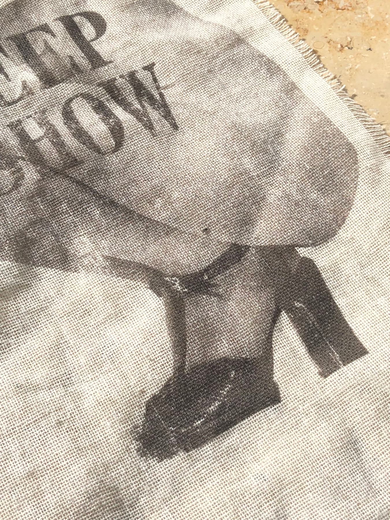 Print on linen